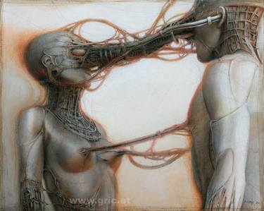 Original Surrealism Body Paintings by Peter Gric