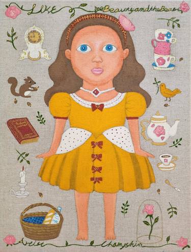 Original Fine Art Children Paintings by Chamy Shin