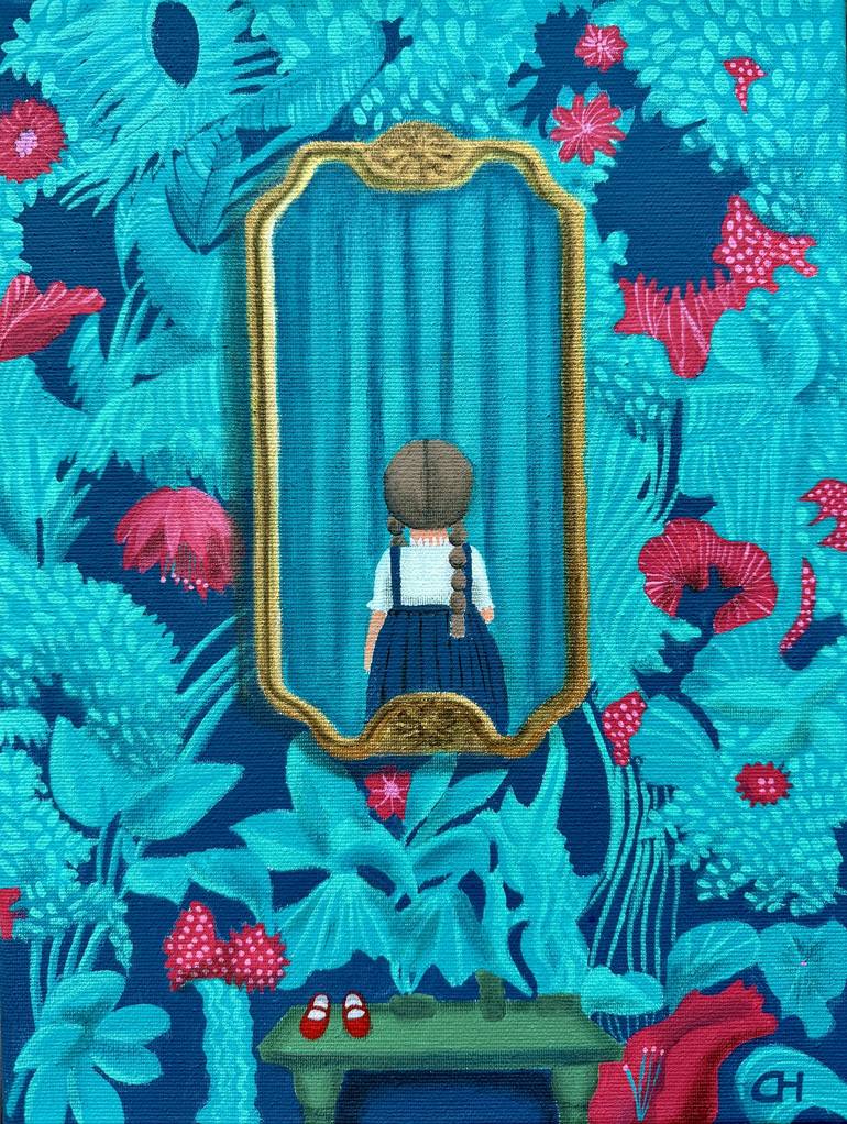 Original Fine Art Garden Paintings by Chamy Shin