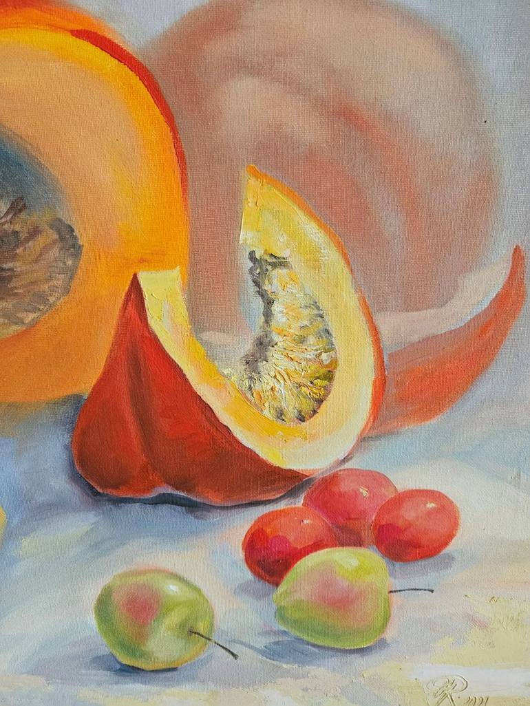 Original Impressionism Food & Drink Painting by Olga Rece