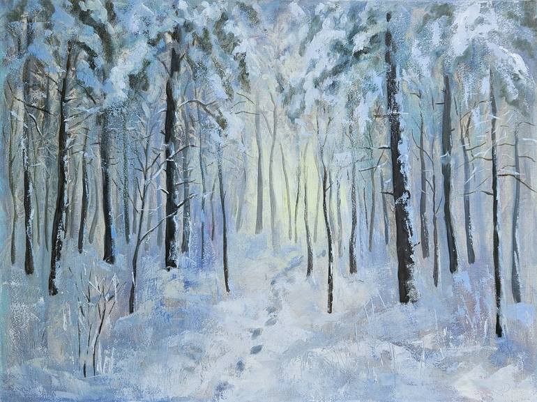 Original Impressionism Landscape Paintings by Olga Rece