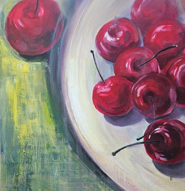Original Abstract Food & Drink Paintings by Olga Rece