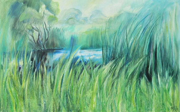 Original Fine Art Landscape Paintings by Olga Rece