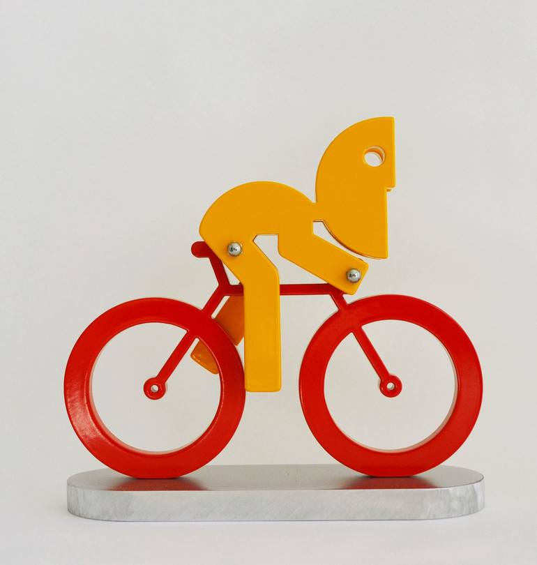 Original 3d Sculpture Bicycle Sculpture by Jorge Blanco