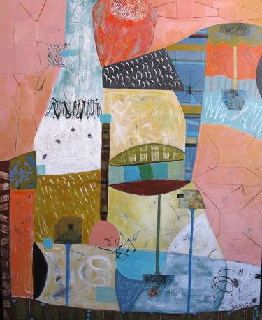 Original Modern Abstract Paintings by francoise Barnes