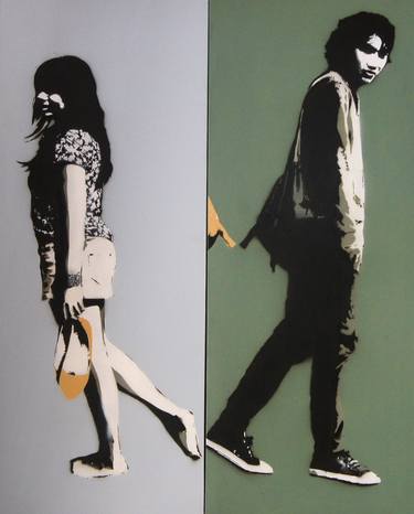 Original Street Art Love Paintings by mufakat jahat