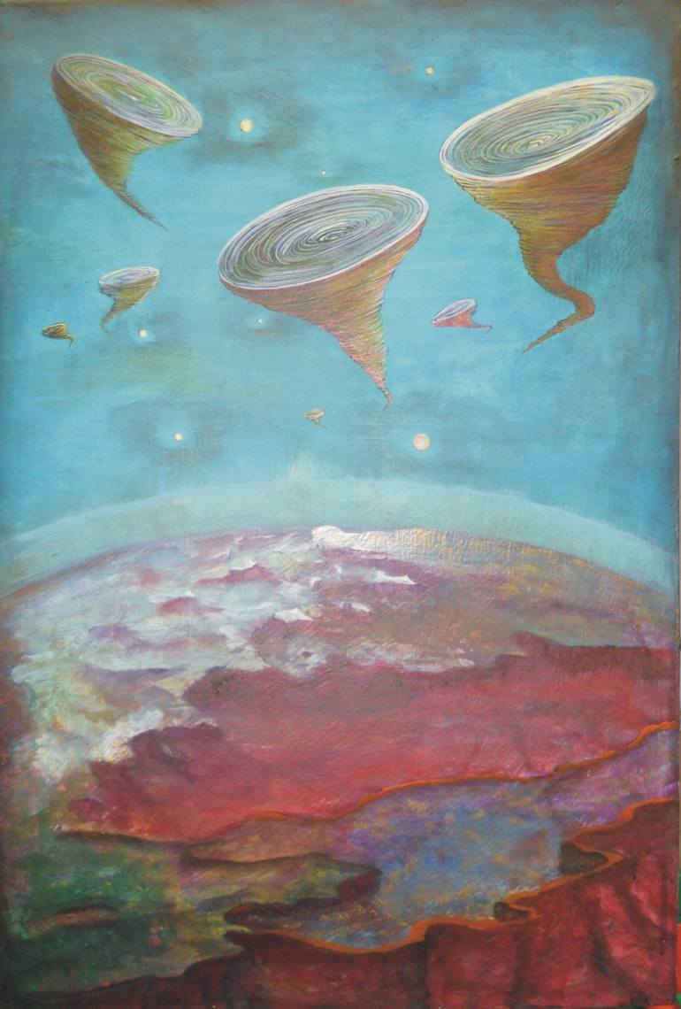 vortex Painting by Silvia Moyano | Saatchi Art