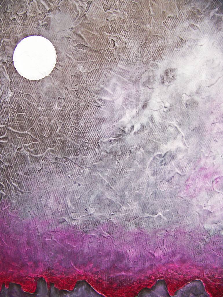Original Abstract Landscape Painting by Jo And Jan Moore Romancing The Stone