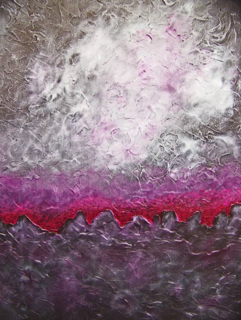 Original Abstract Landscape Painting by Jo And Jan Moore Romancing The Stone