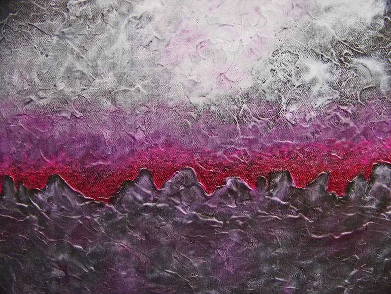 Original Abstract Landscape Painting by Jo And Jan Moore Romancing The Stone