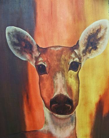 Original Animal Paintings by Jo and Jan Moore Romancing The Stone