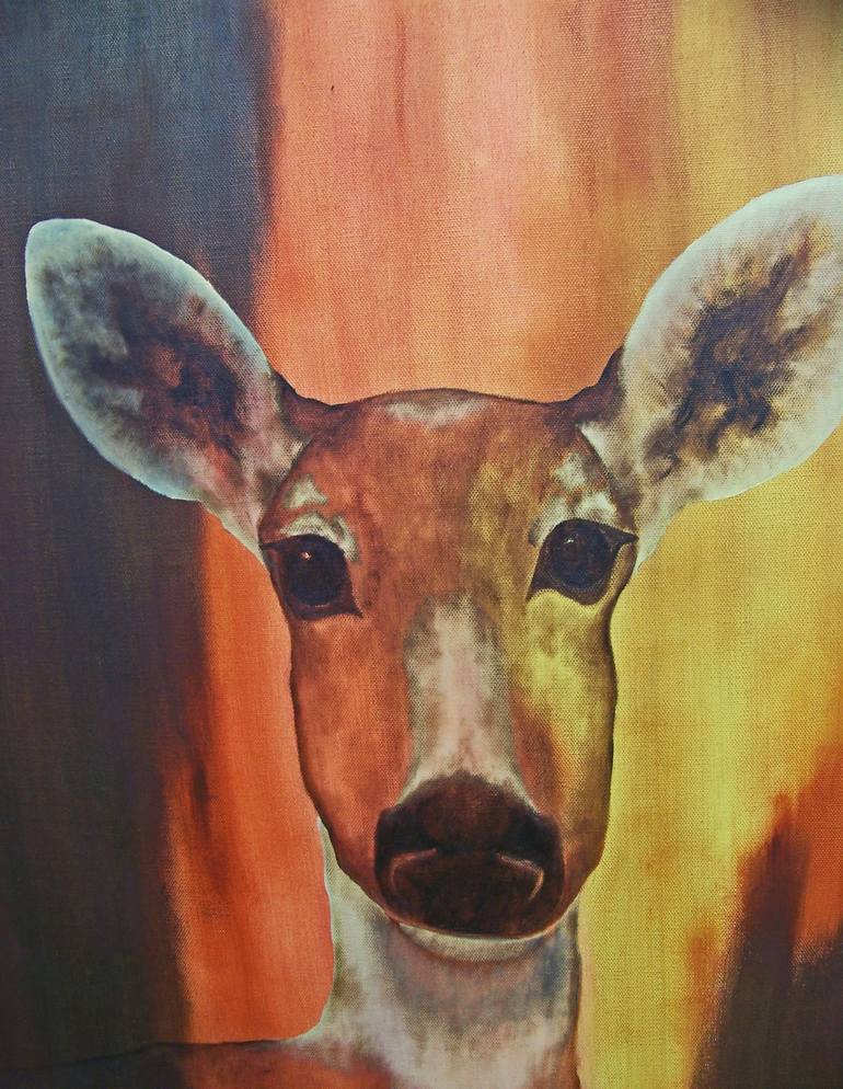 Original Animal Painting by Jo and Jan Moore Romancing The Stone