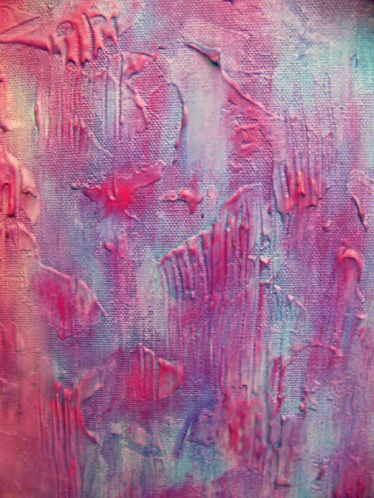 Original Figurative Abstract Painting by Jo And Jan Moore Romancing The Stone