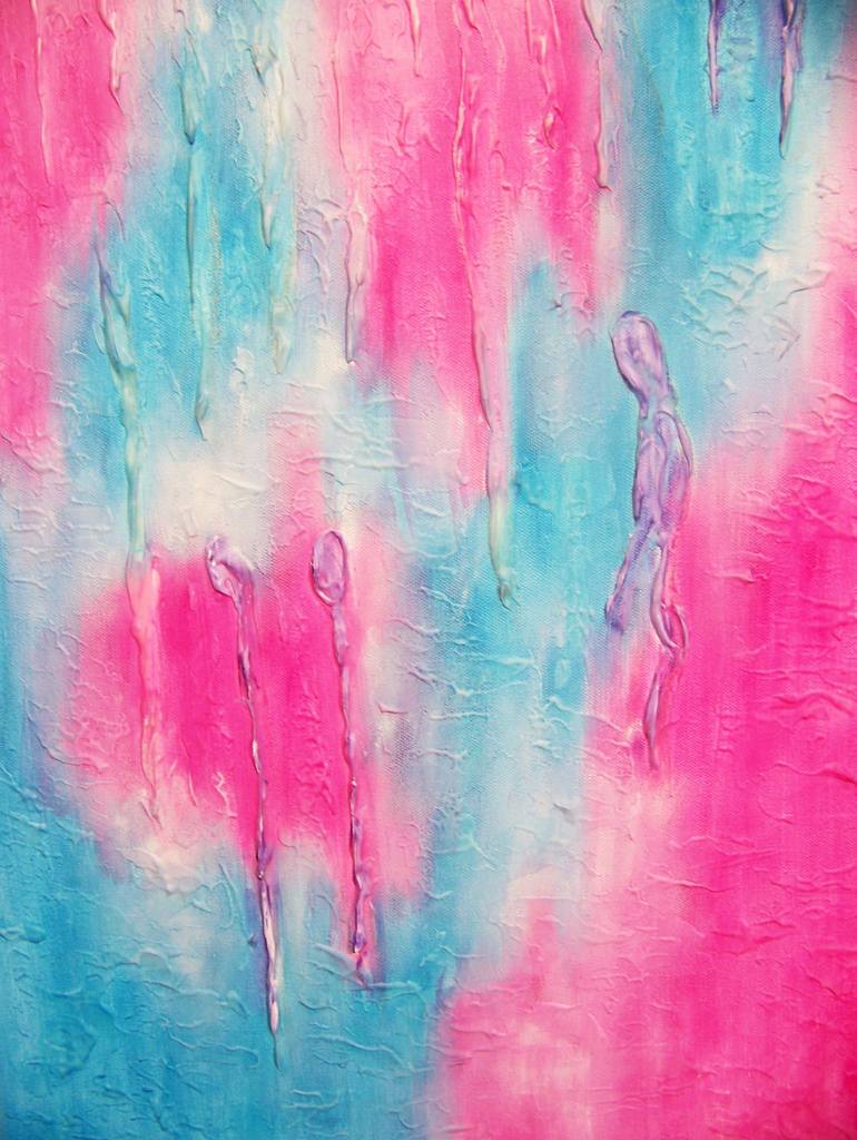 Original Abstract Painting by Jo and Jan Moore Romancing The Stone