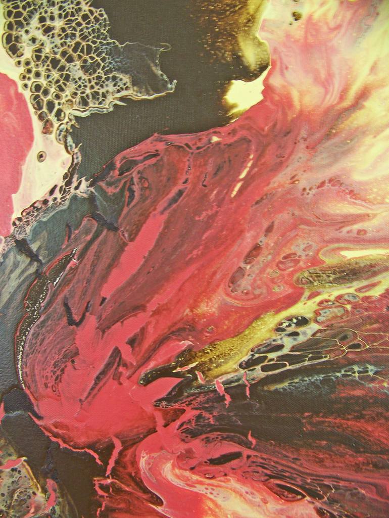 Original Abstract Landscape Painting by Jo And Jan Moore Romancing The Stone