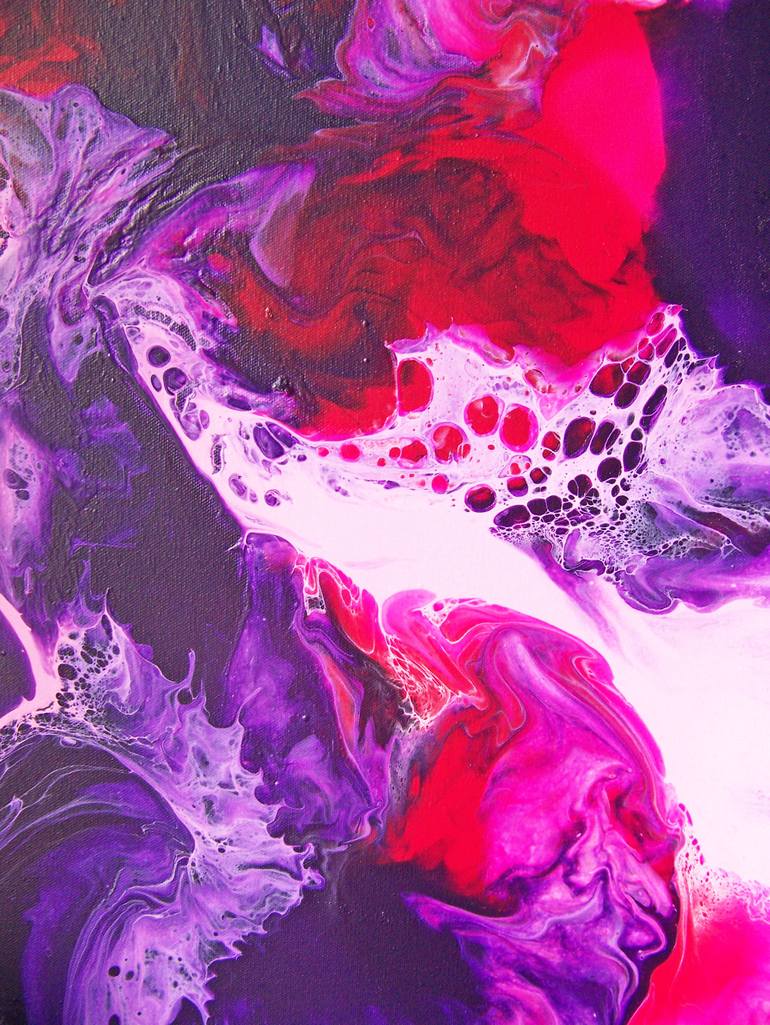 Original Abstract Landscape Painting by Jo And Jan Moore Romancing The Stone