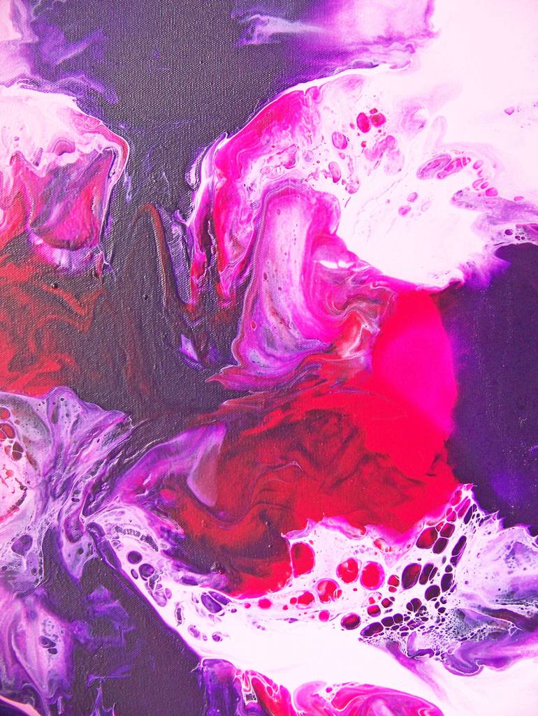 Original Abstract Landscape Painting by Jo And Jan Moore Romancing The Stone