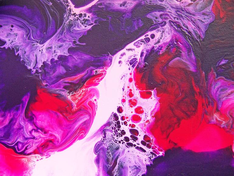 Original Abstract Landscape Painting by Jo And Jan Moore Romancing The Stone