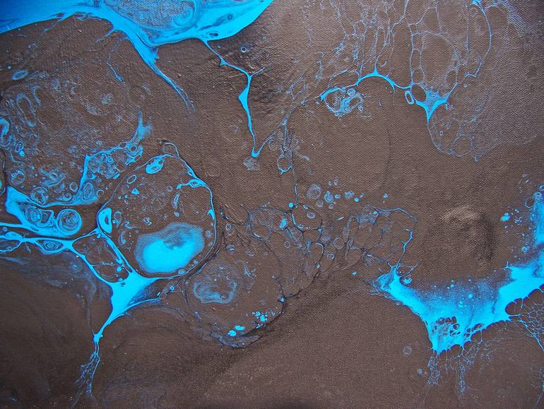 Original Abstract Landscape Painting by Jo And Jan Moore Romancing The Stone