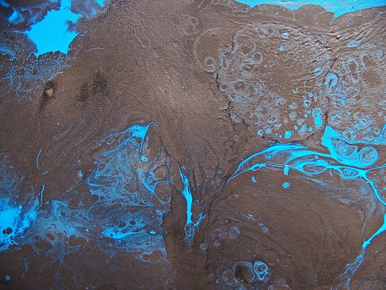 Original Abstract Landscape Painting by Jo And Jan Moore Romancing The Stone