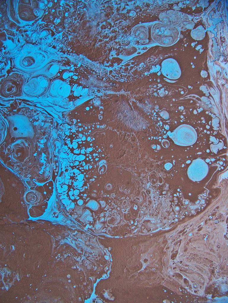 Original Abstract Landscape Painting by Jo And Jan Moore Romancing The Stone