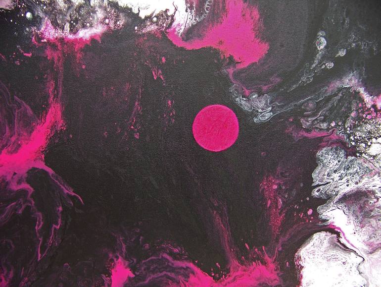 Original Abstract Landscape Painting by Jo And Jan Moore Romancing The Stone
