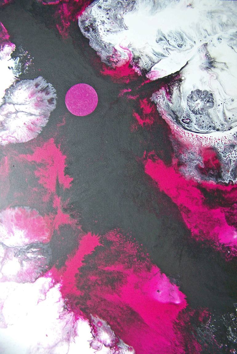 Original Abstract Landscape Painting by Jo And Jan Moore Romancing The Stone