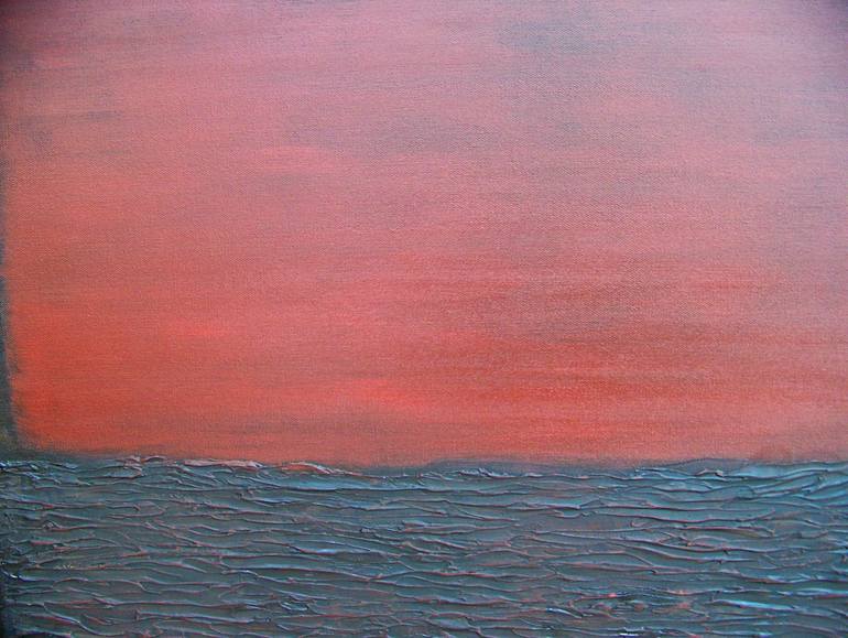 Original Abstract Landscape Painting by Jo And Jan Moore Romancing The Stone