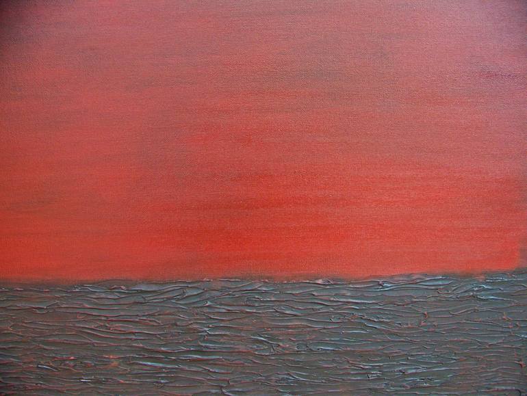 Original Abstract Landscape Painting by Jo And Jan Moore Romancing The Stone