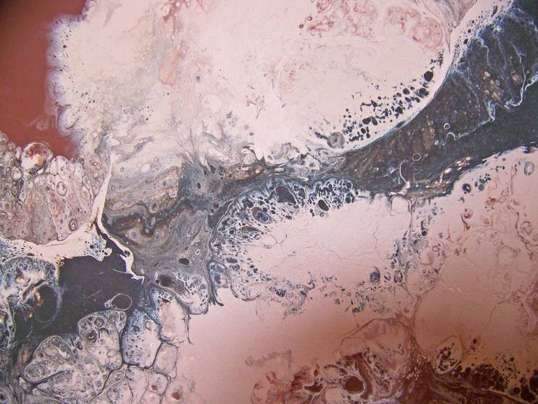 Original Abstract Landscape Painting by Jo And Jan Moore Romancing The Stone