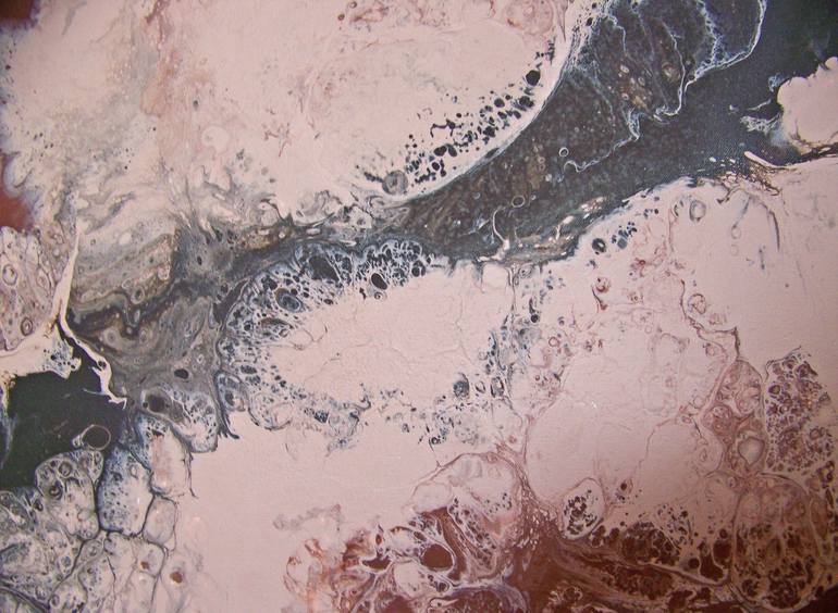 Original Abstract Landscape Painting by Jo And Jan Moore Romancing The Stone
