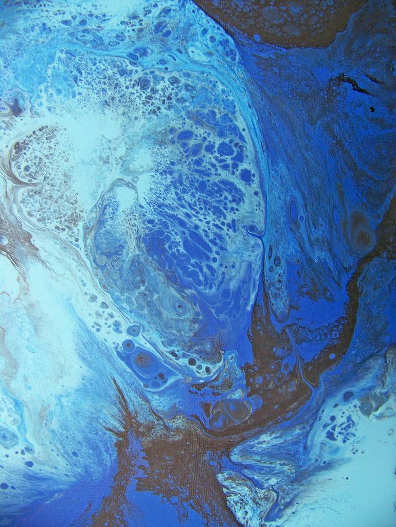 Original Abstract Landscape Painting by Jo And Jan Moore Romancing The Stone