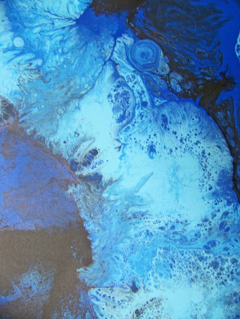 Original Abstract Landscape Painting by Jo And Jan Moore Romancing The Stone