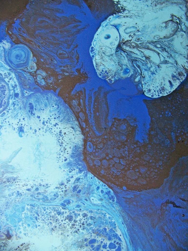 Original Abstract Landscape Painting by Jo And Jan Moore Romancing The Stone