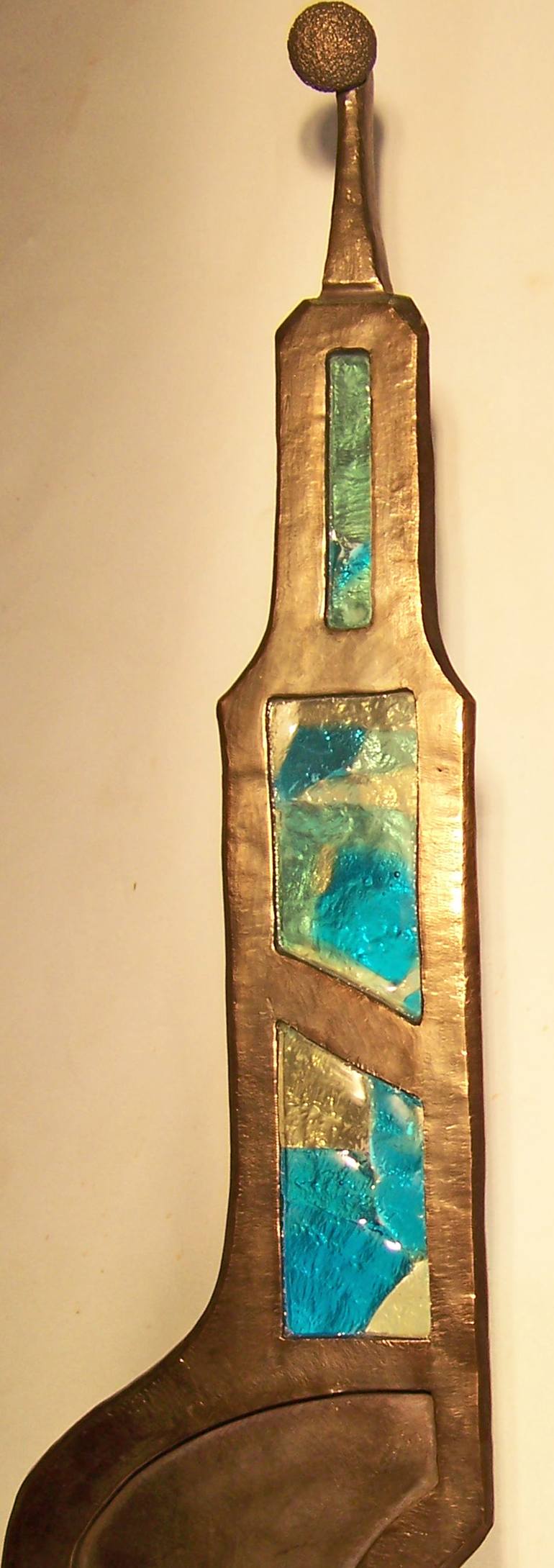 Original Abstract Expressionism Abstract Sculpture by Jo And Jan Moore Romancing The Stone