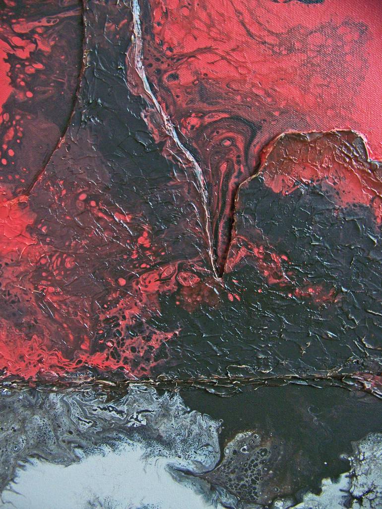 Original Abstract Landscape Painting by Jo And Jan Moore Romancing The Stone
