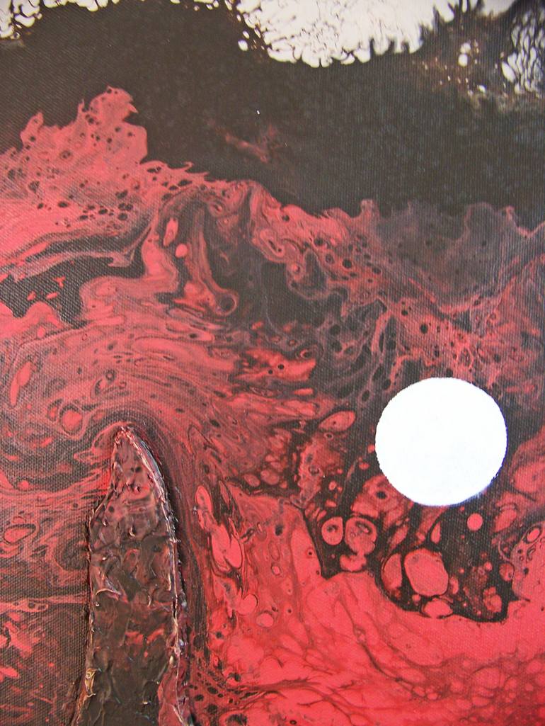Original Abstract Landscape Painting by Jo And Jan Moore Romancing The Stone