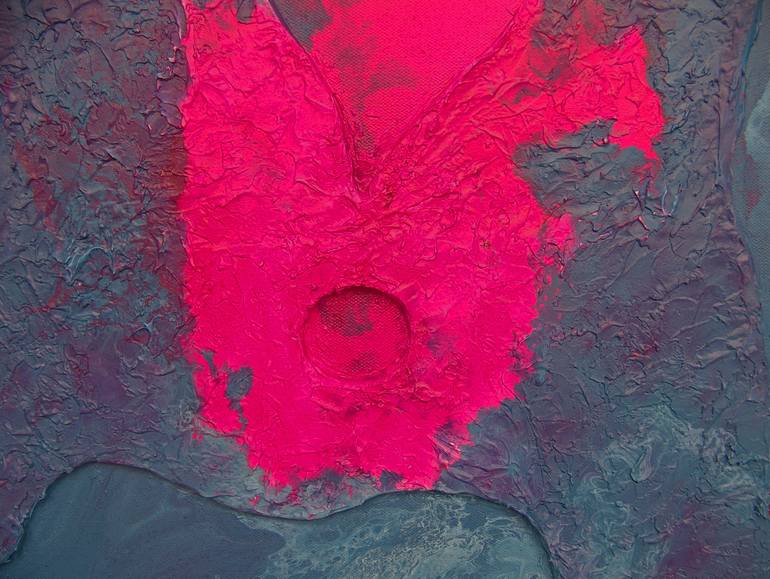 Original Abstract Landscape Painting by Jo And Jan Moore Romancing The Stone