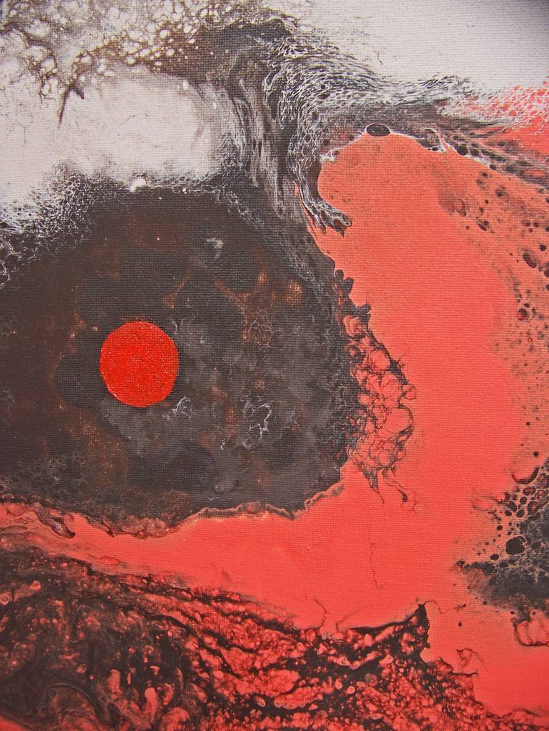 Original Abstract Landscape Painting by Jo And Jan Moore Romancing The Stone