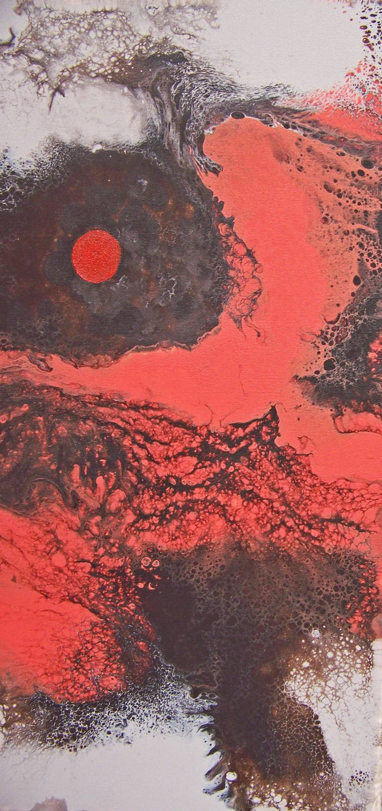 Original Abstract Landscape Painting by Jo And Jan Moore Romancing The Stone