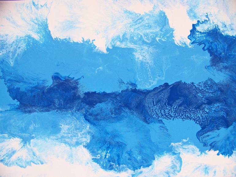Original Abstract Painting by Jo And Jan Moore Romancing The Stone | Abstract Art on Canvas | All the Way to Heaven