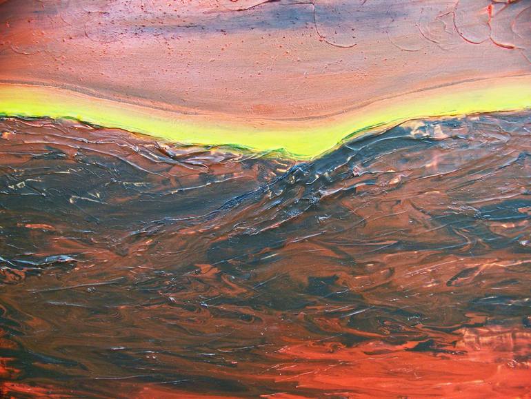 Original Figurative Abstract Painting by Jo And Jan Moore Romancing The Stone