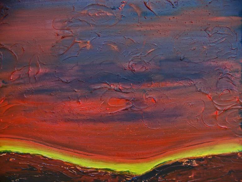 Original Figurative Abstract Painting by Jo And Jan Moore Romancing The Stone