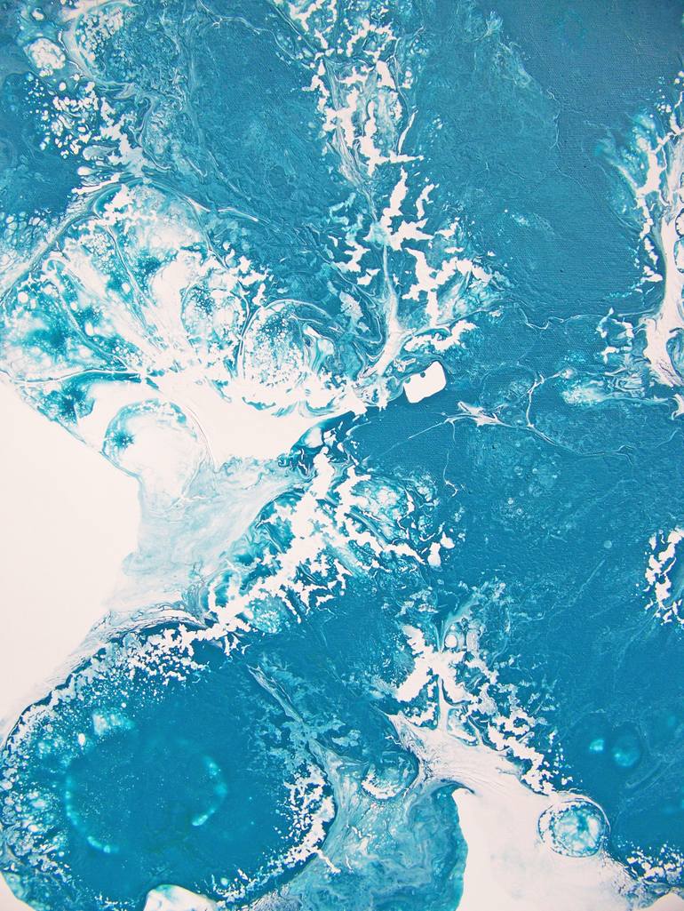 Original Figurative Abstract Painting by Jo And Jan Moore Romancing The Stone
