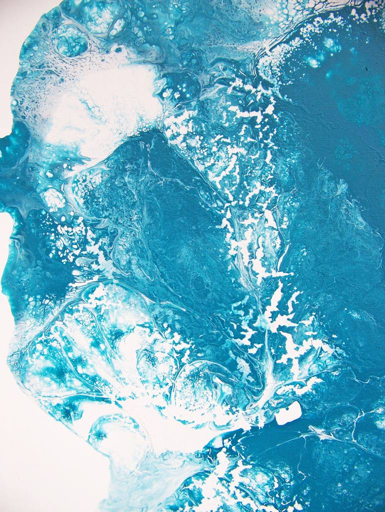 Original Figurative Abstract Painting by Jo And Jan Moore Romancing The Stone