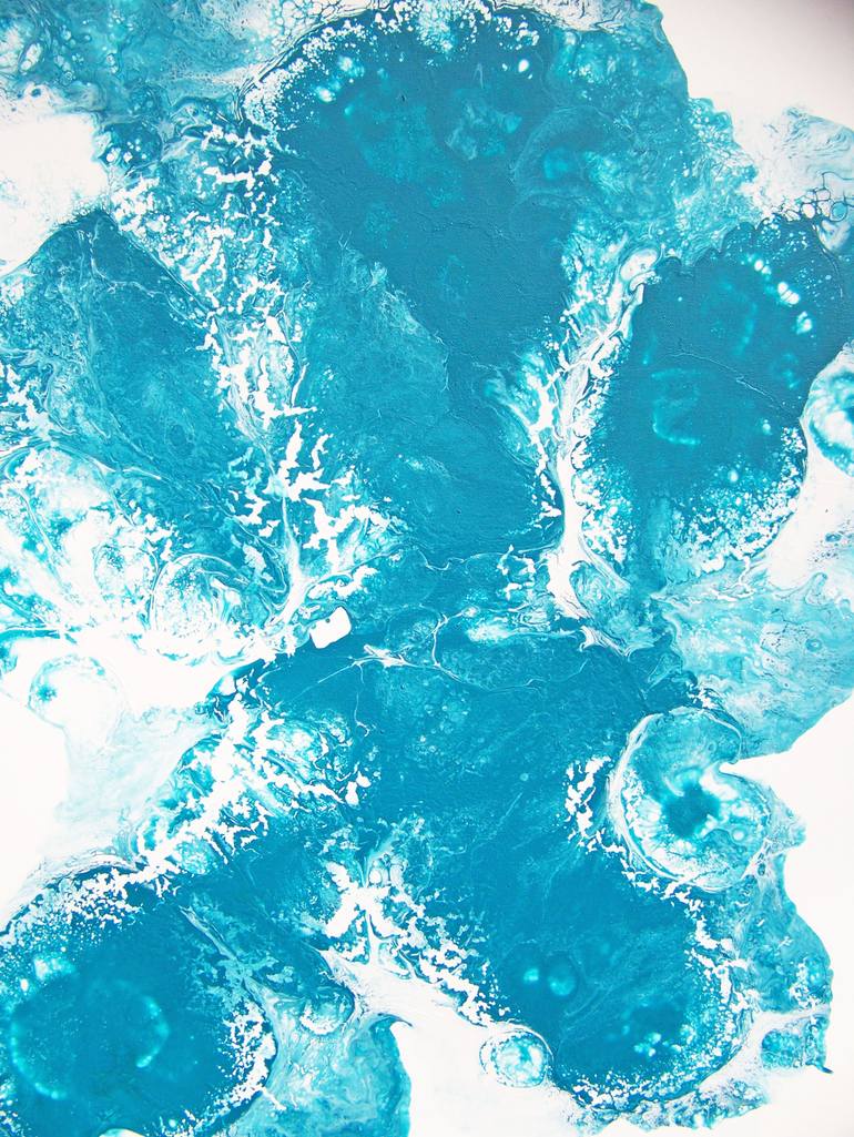 Original Figurative Abstract Painting by Jo And Jan Moore Romancing The Stone