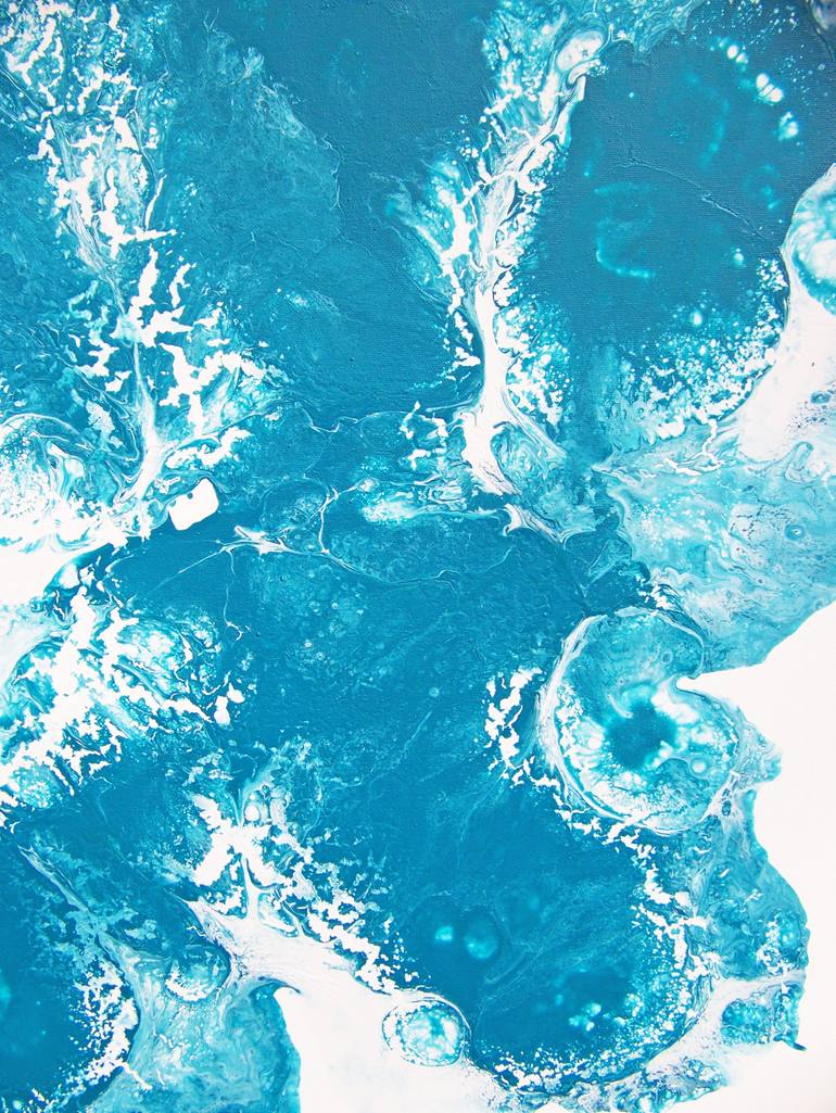 Original Figurative Abstract Painting by Jo And Jan Moore Romancing The Stone