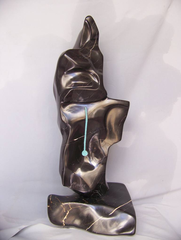 Original Abstract Sculpture by Jo and Jan Moore Romancing The Stone