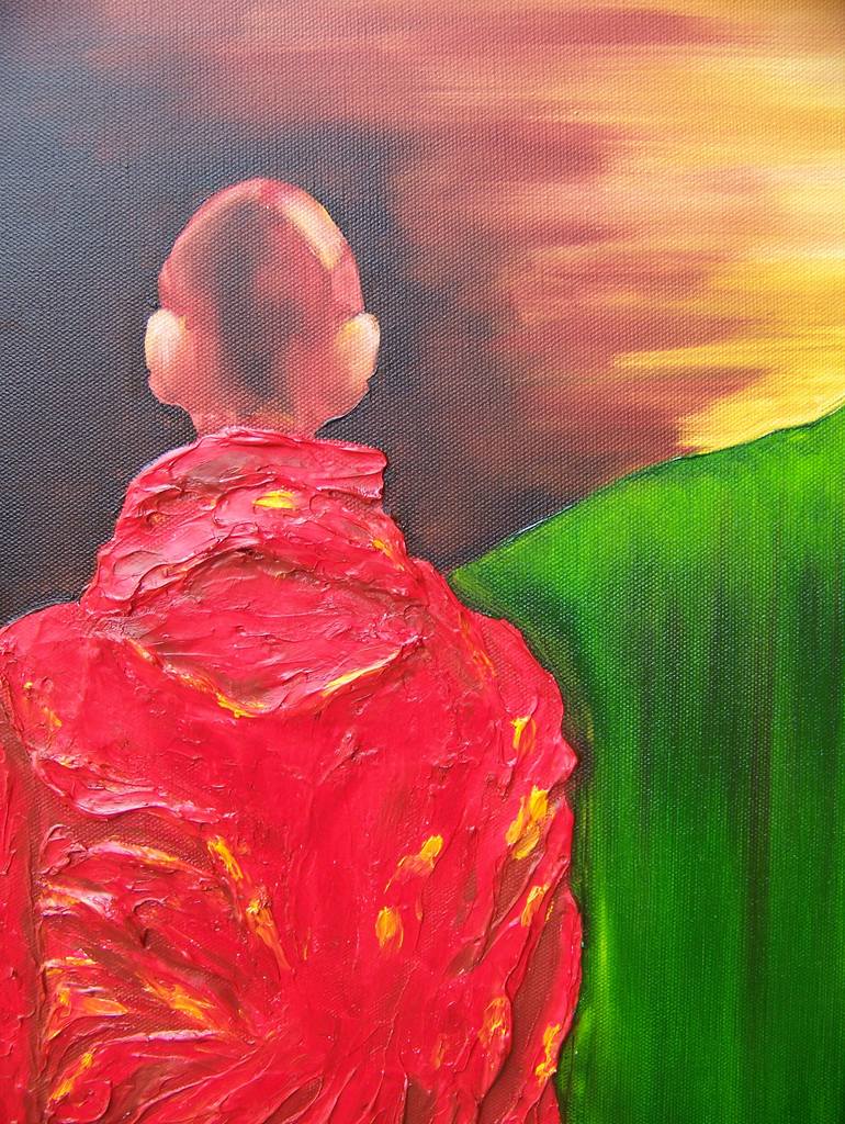 Original Expressionism Other Painting by Jo And Jan Moore Romancing The Stone