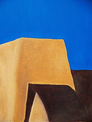 Original Minimalism Architecture Paintings by Jo and Jan Moore Romancing The Stone